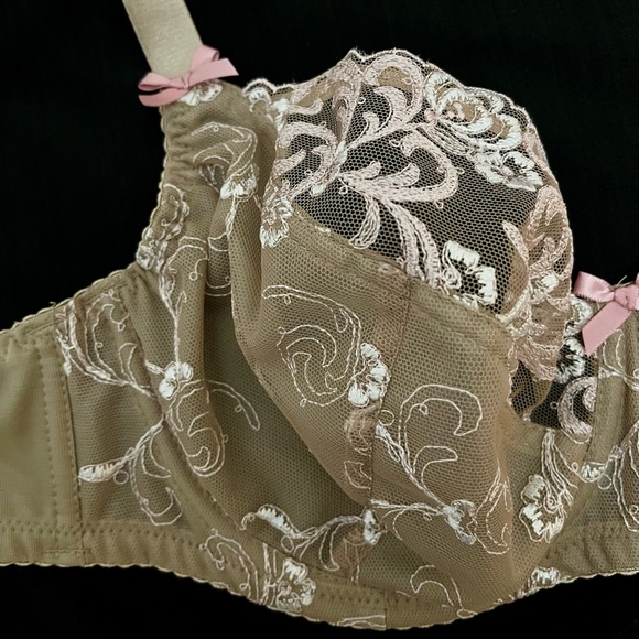 NWT Nessa Bra Soft Juliette 32F UK 32G US 70G EU embroidery - Picture 3 of 10